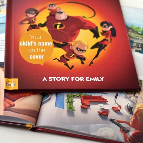 Personalised Disney Incredibles 2 Hardback Story Book Extra Image 2